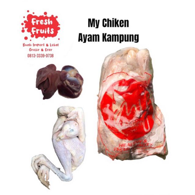 

My Chiken Ayam Kampung 0.790 Kg / Pcs