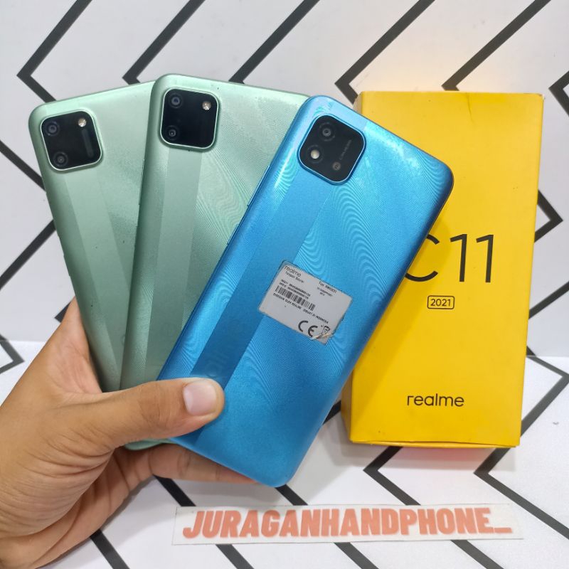 Realme C11 Ram 4GB Internal 64GB Second Bekas Fullset
