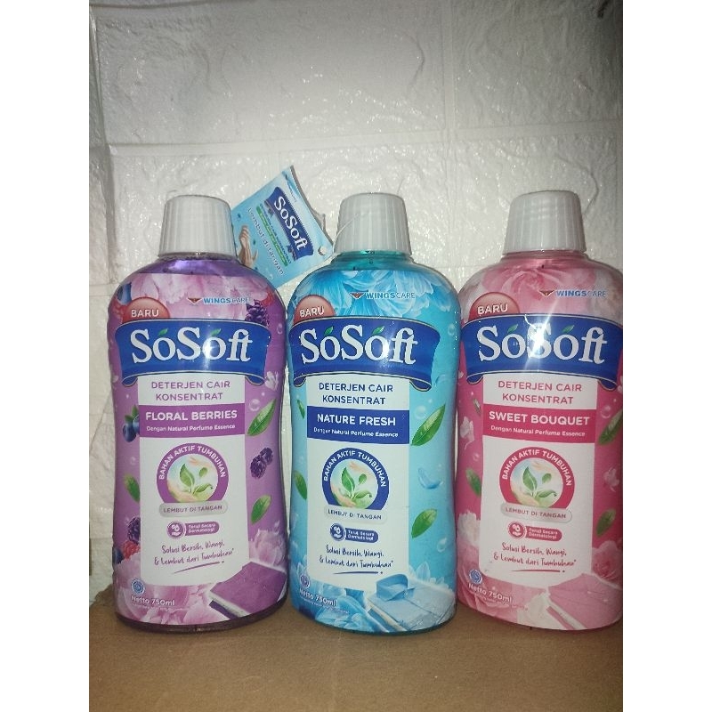 sosoft detergen cair