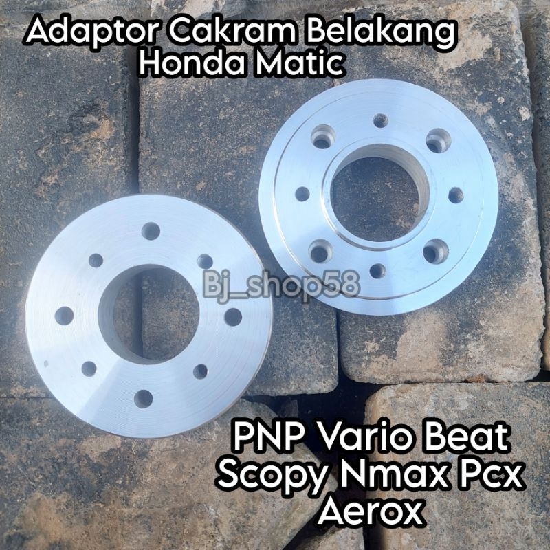 PLENDES ADAPTOR CAKRAM BELAKANG HONDA MATIC UNIVERSAL PNP VARIO BEAT NMAX PCX AEROX