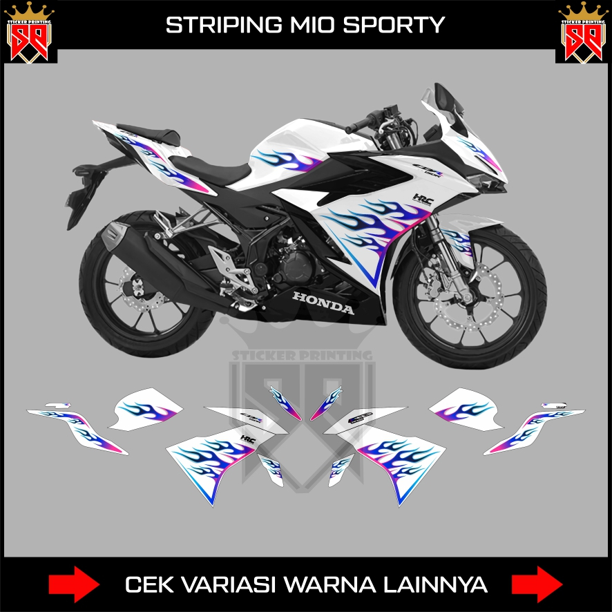STRIPING HONDA CBR 150 K45R 2021/CBR 150 K45R 2021 RAINBOW
