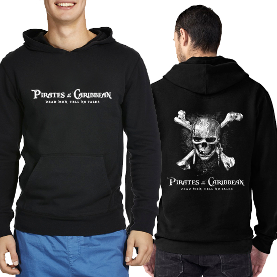 Hoodie Pirates Of The Caribbean Hoodie Pullover | Jumper Hoodie | Casual Hoodie Bahan Cotton Fleece