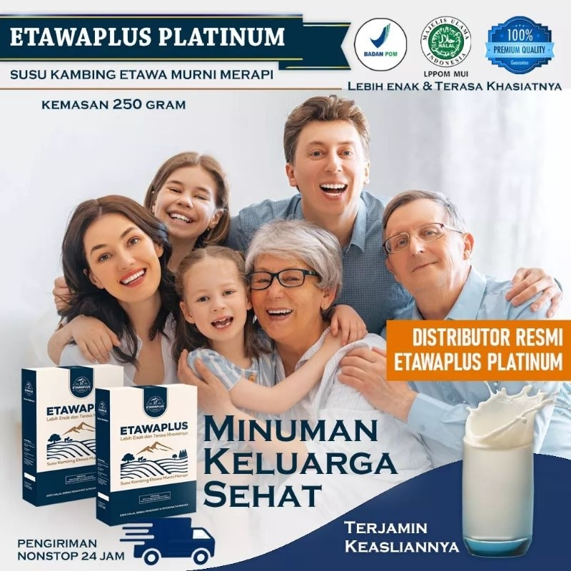 

Susu Etawaplus Platinum Bantu atasi sesak nafas, nyeri sendi, pegal-pegal dan asma TBC