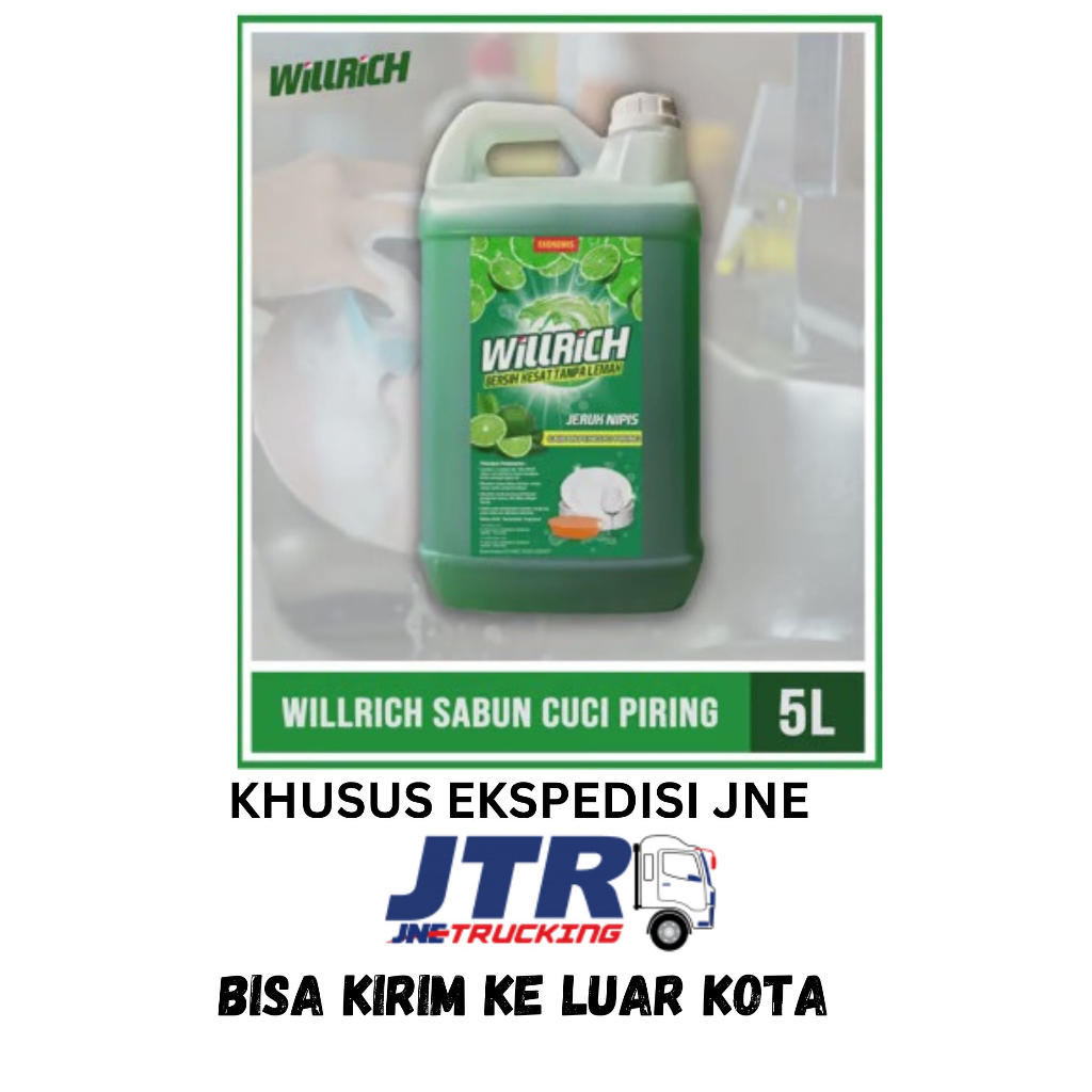 Willrich Sabun Cuci Piring 5 Liter (KHUSUS KARGO)