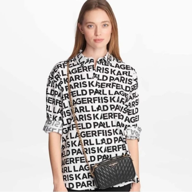 Karl Lagerfeld Logo Monogram Shirt (New)