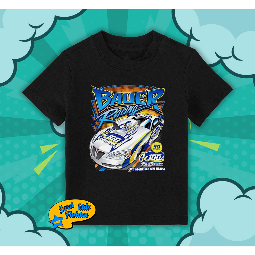 Kaos Anak Nascar Bauer Racing T-Shirt Baju Anak Nascar Rumble Bauer Racing