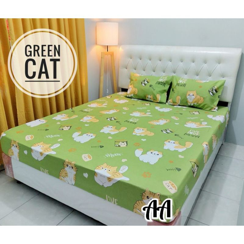 Monalisa-Bisa COD Sprei Set 90/100/120/140/160/180/200 Single Queen King Tinggi 20cm Tinggi 30cm Tin