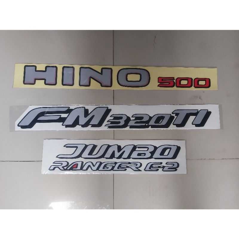 Sticker hino 500 fm320TI / stiker truk hino 500 fm 320 ti Jumbo ranger E-2
