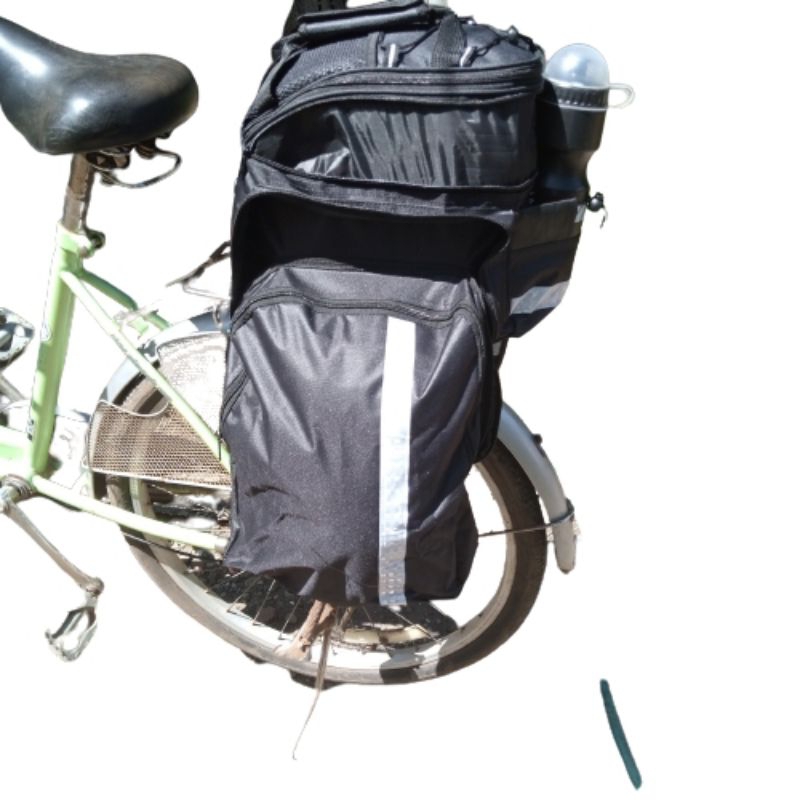 Tas Sepeda Belakang Tas Pannier Panier Sepeda Tas Touring Sepeda Tas Bagasi Sepeda Belakang Bonus Ra