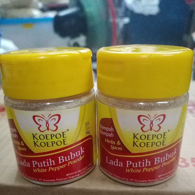 

Lada putih bubuk/lada putih koepoe koepoe/lada putih kupu kupu