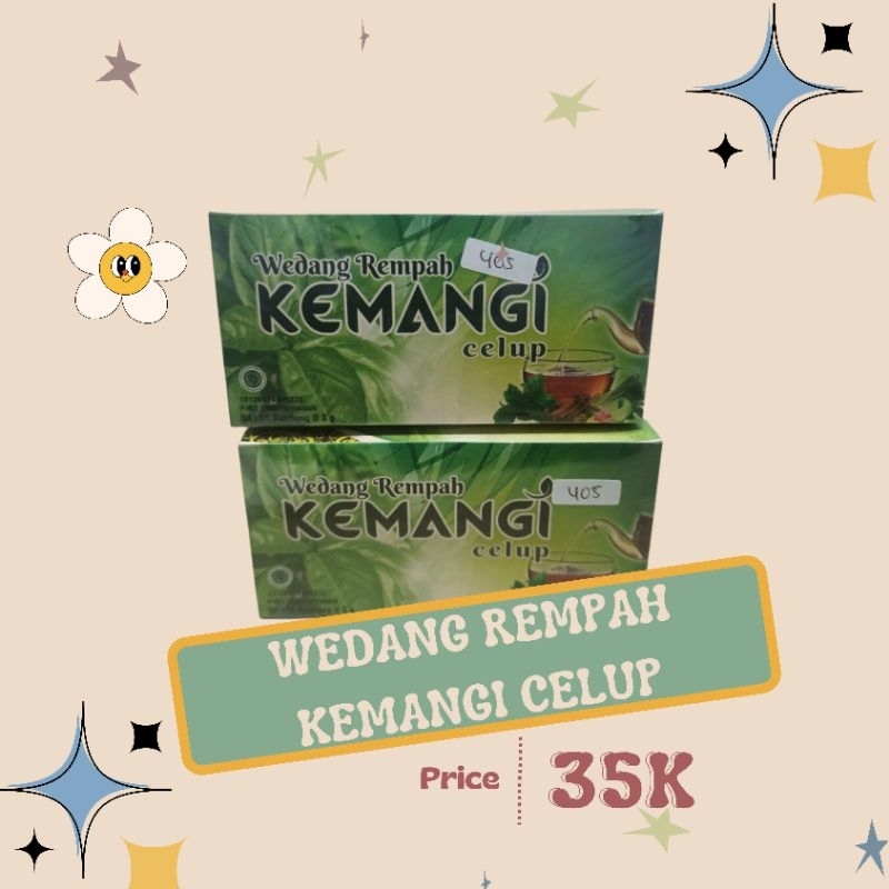 

Wedang Rempah Kemangi Celup