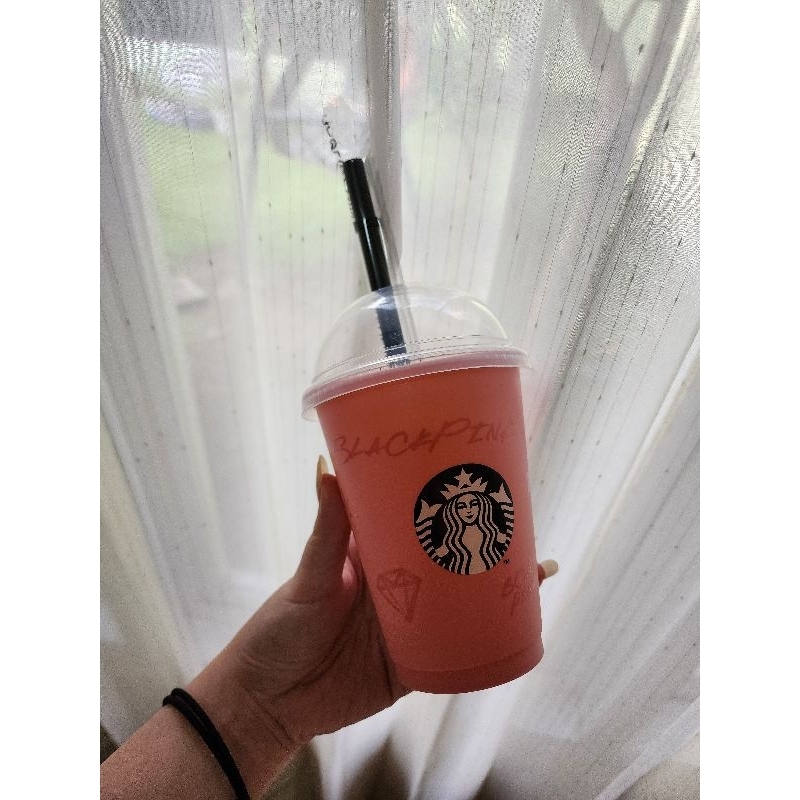 Reusable Cup Blackpink Starbuck New Tumbler Lisa Jisoo Rose Jennie Starbucks