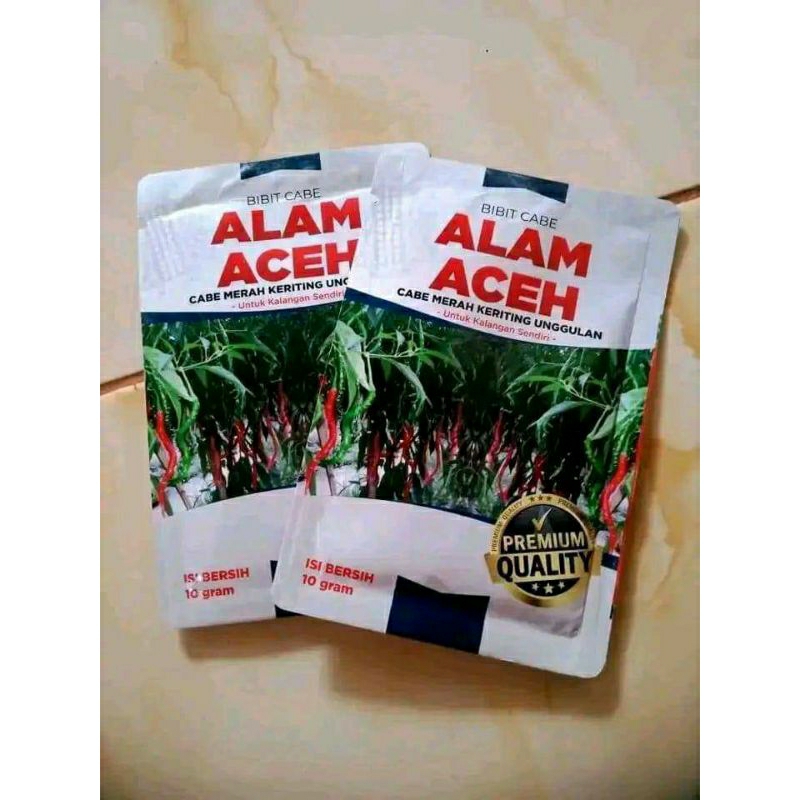 BENIH CABE KERITING ALAM ACEH - BIBIT CABAI CMK ALAM ACEH - CABAI LOKAL ACEH ISI 10 GRAM