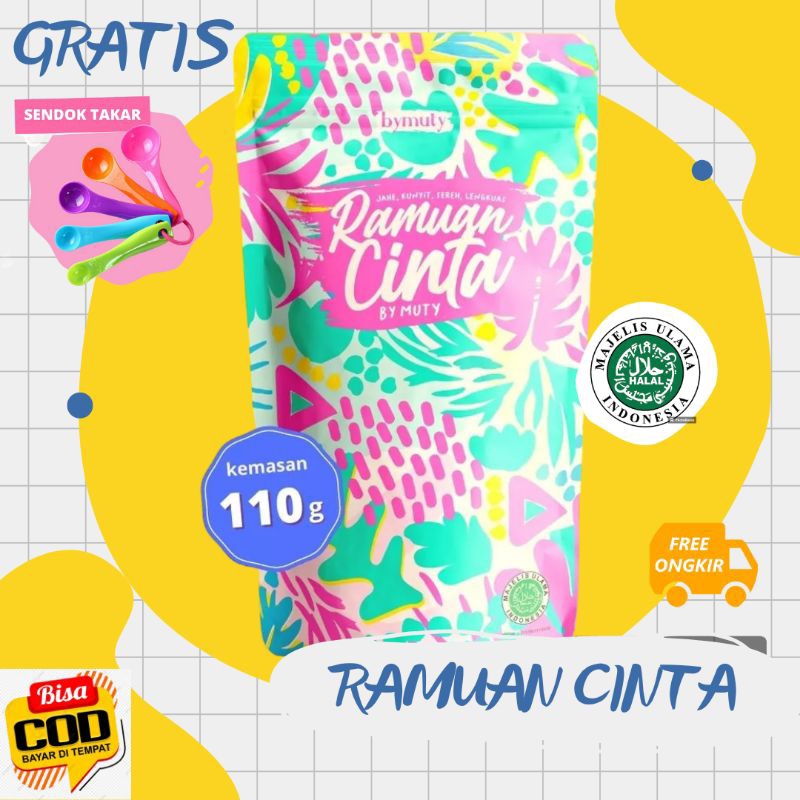 

[AGEN RESMI] 100% ORIGINAL RAMUAN CINTA BY MUTY 110GR GRATIS SENDOK TAKAR