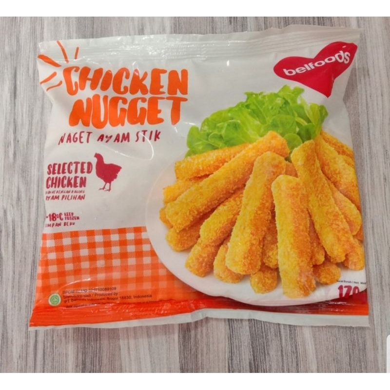 

Belfoods nugget stick ayam / nuget favorite belfood / naget chicken favorit