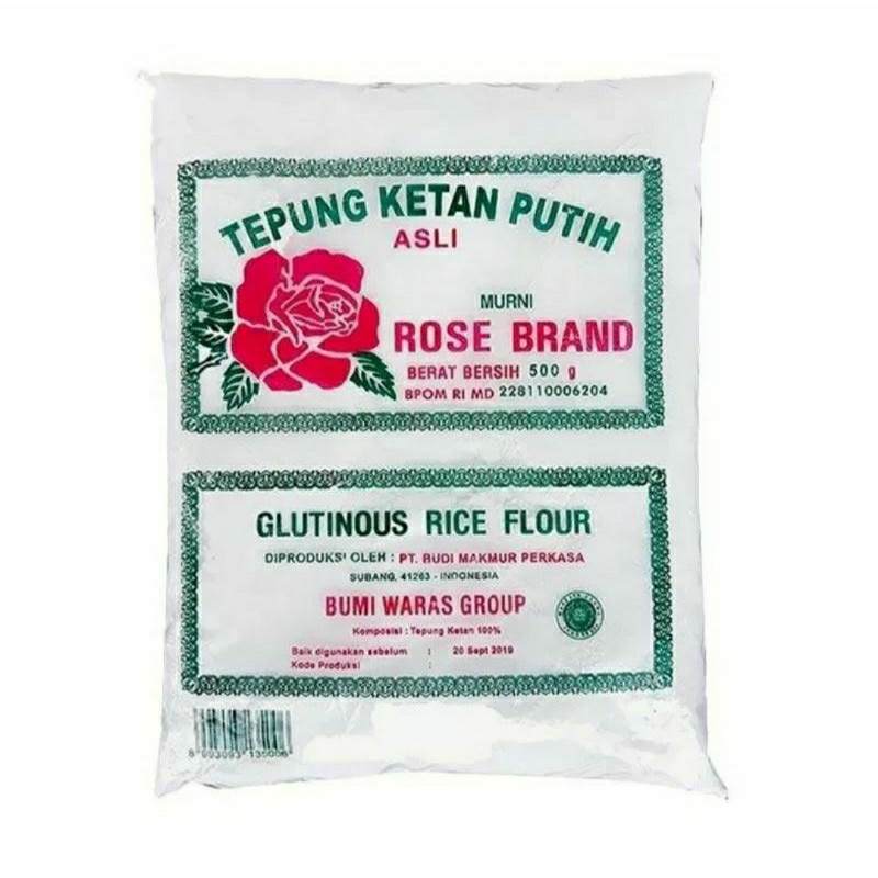 

Tepung Ketan Rose Brand 500Gram