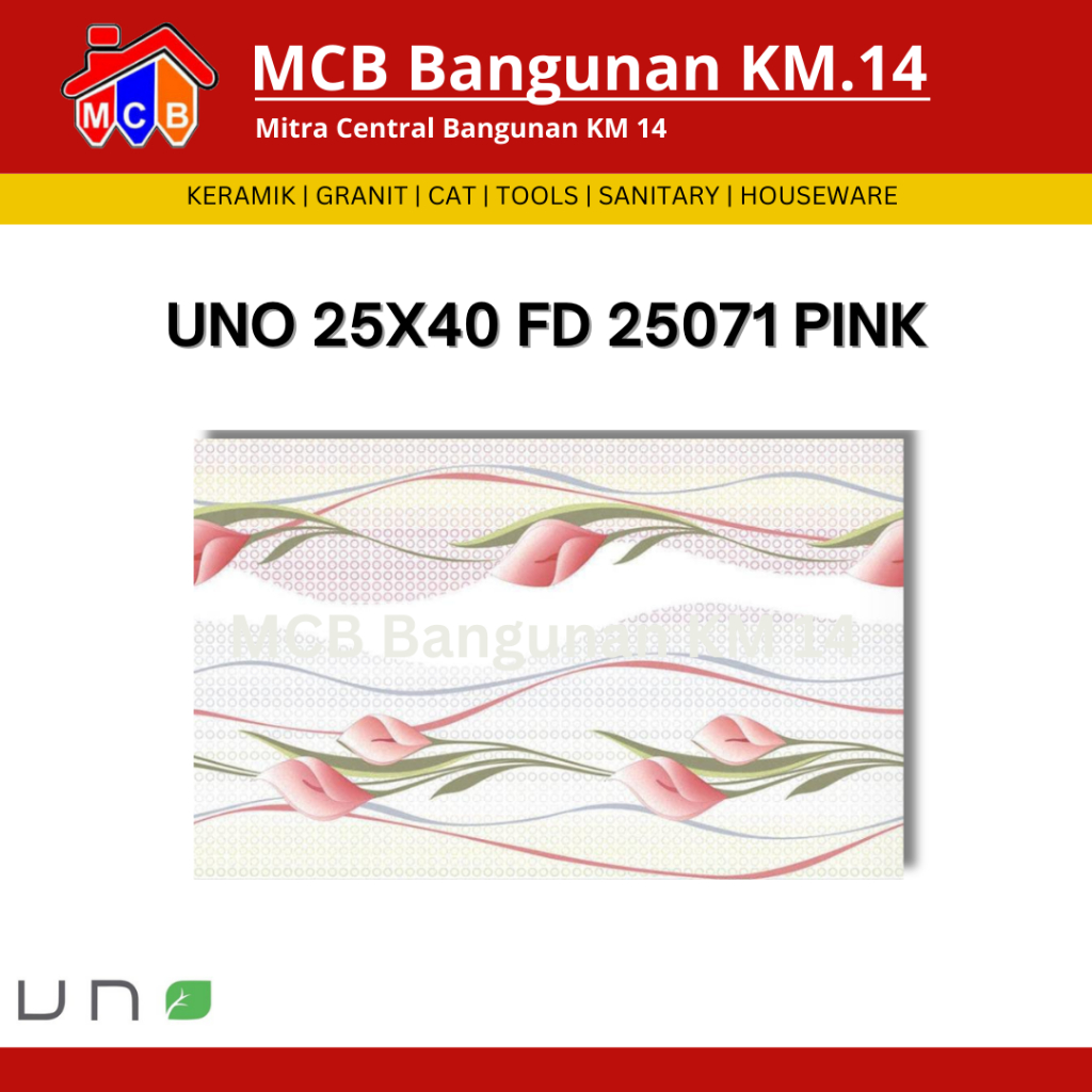 KERAMIK UNO 25X40 FD 2507 - KERAMIK DINDING - KERAMIK LICIN  - KERAMIK UKURAN 25X40