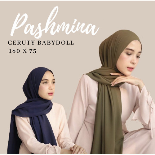Pashmina Ceruty Baby Doll Hijab Pashmina Ceruty Baby Doll