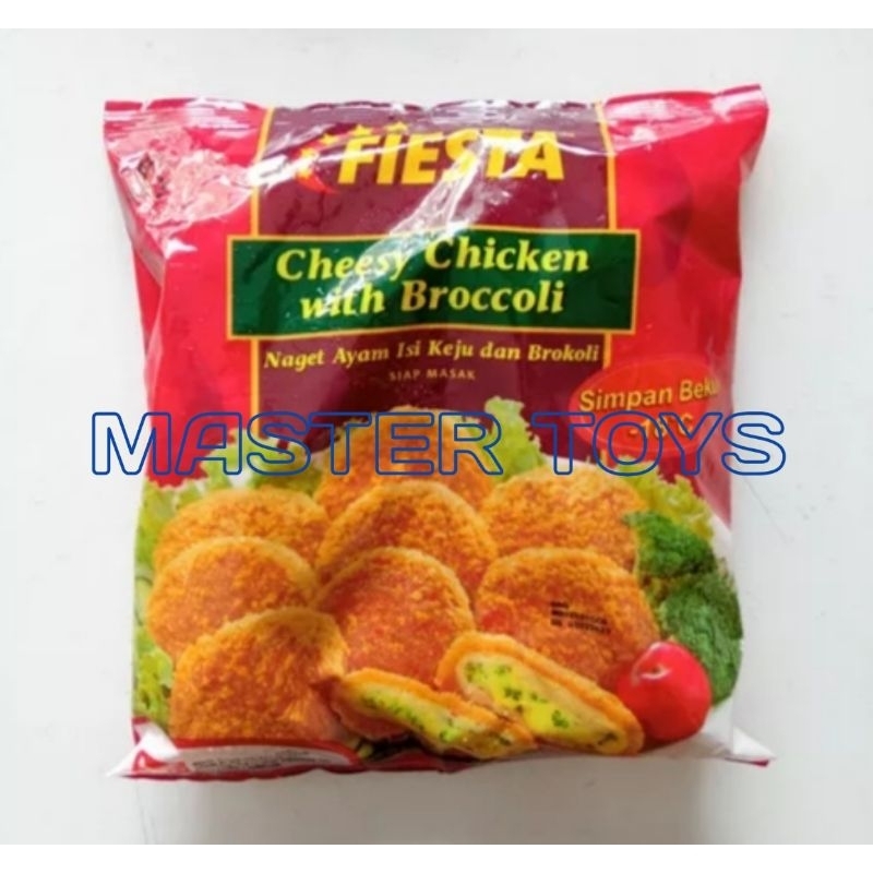 

Fiesta Naget Ayam Isi Keju dan Brokoli 500g Cheesy Chicken with Broccoli