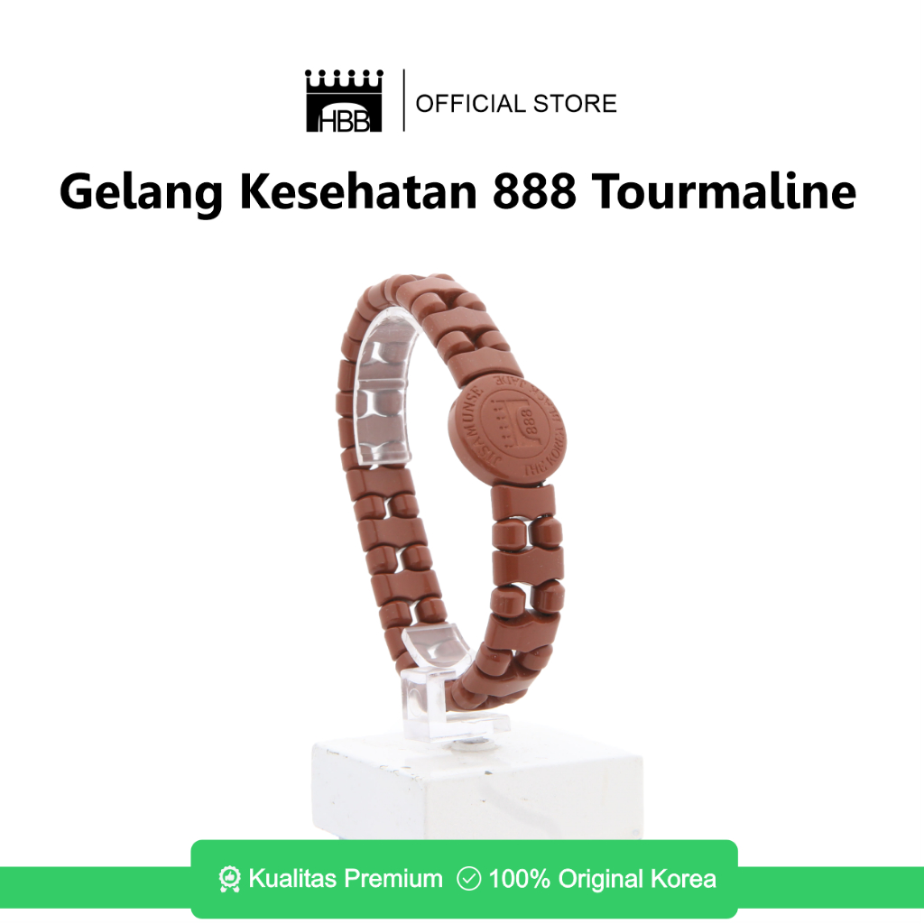 Gelang Terapi Kesehatan Korea - Bracelet 888 Tourmaline Made In Korea - HBB Shop