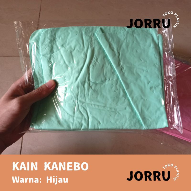 KAIN KANEBO WARNA HIJAU | LAP KAIN KANEBO SERAP AIR | LAP BERKUALITAS