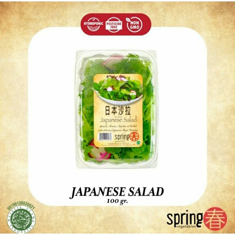 

Salad Spring Japanese Salad 100 gr + Dressing