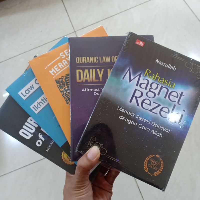Paket Murah 5 buku, Quranic law of attraction, Quranic law of attraction daily journal,Law of attrac