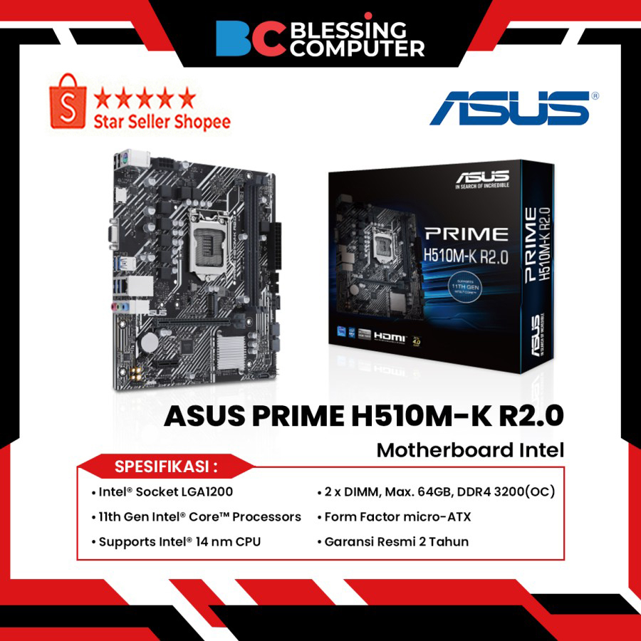 Motherboard ASUS PRIME H510M-K R2.0