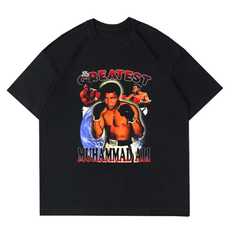 BAJU KAOS VINTAGE LEGEND “MUHAMMAD ALI” | T-SHIRT VINTAGE BOXING MUHAMMAD ALI | BAJU KAOS OVERSIZE U