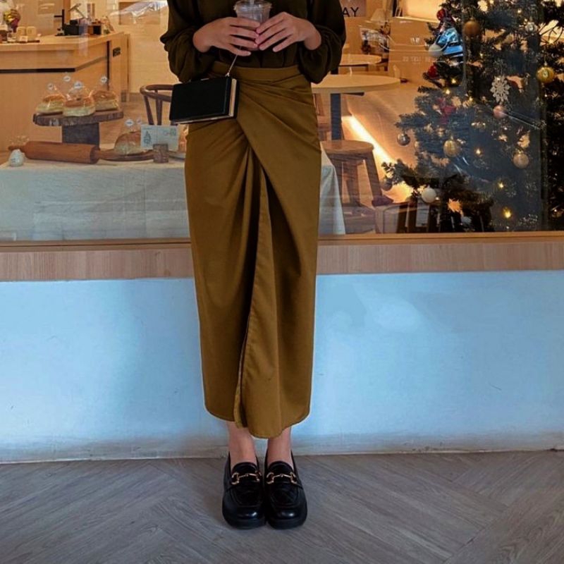 ROK LILIT INSTAN KATUN | WRAP SKIRT | ROK LILIT INSTAN | ROK LILIT KATUN | KAIN LILIT