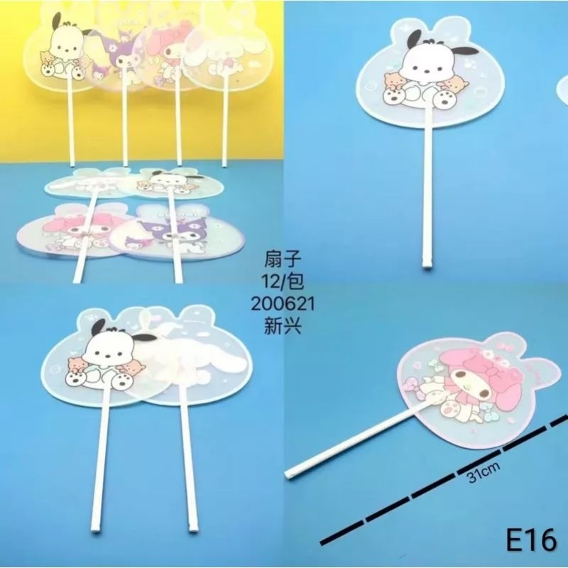 KIPAS TANGAN WANGI SANRIO KUROMI MELODY CINNAMOROL POCHACCO