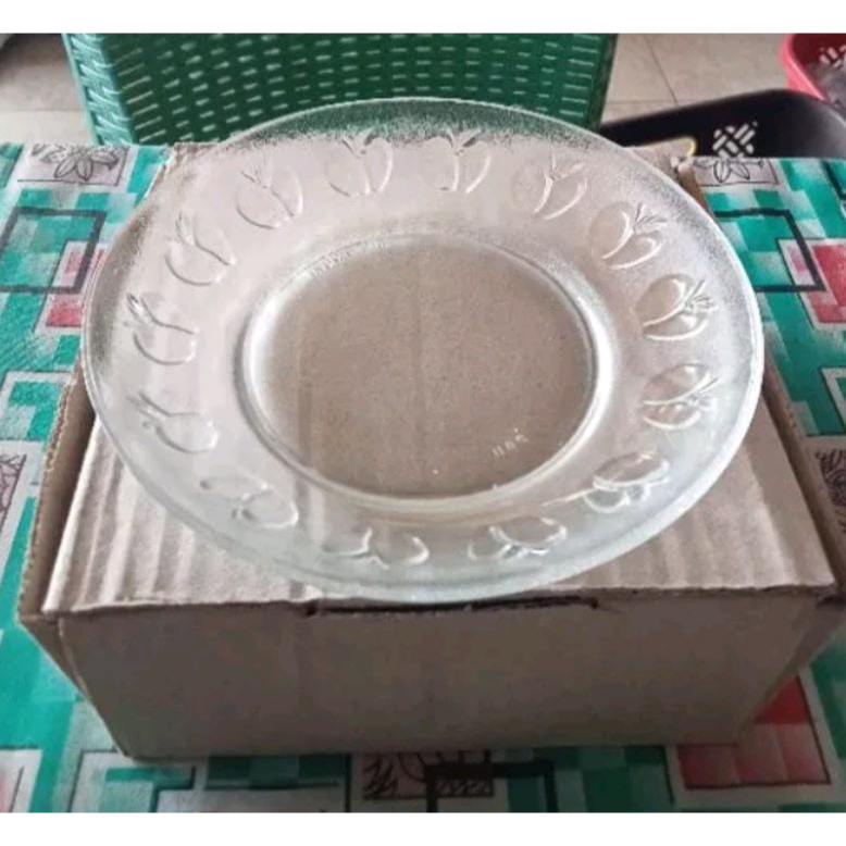 lepek apel lepek kopi kaca per 6 pcs