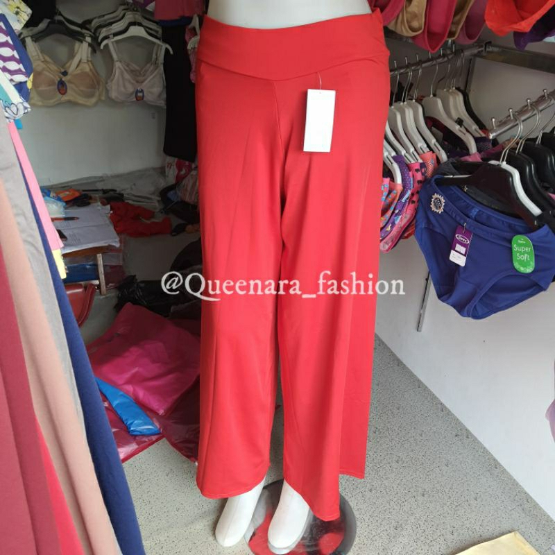 celana kulot merah cabe | agustusan | allsize dan jumbo