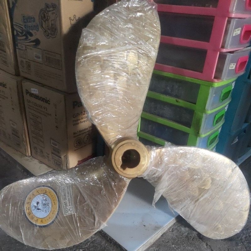 kipas kapal 19 - 28 Kuningan propeller baling baling
