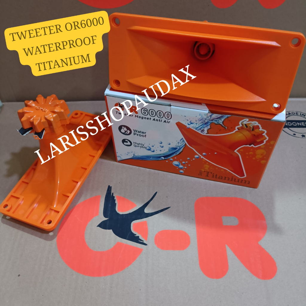 TWEETER ORANGE OR 6000 OR6000 WATERPROOF TITANIUM ORIGINAL
