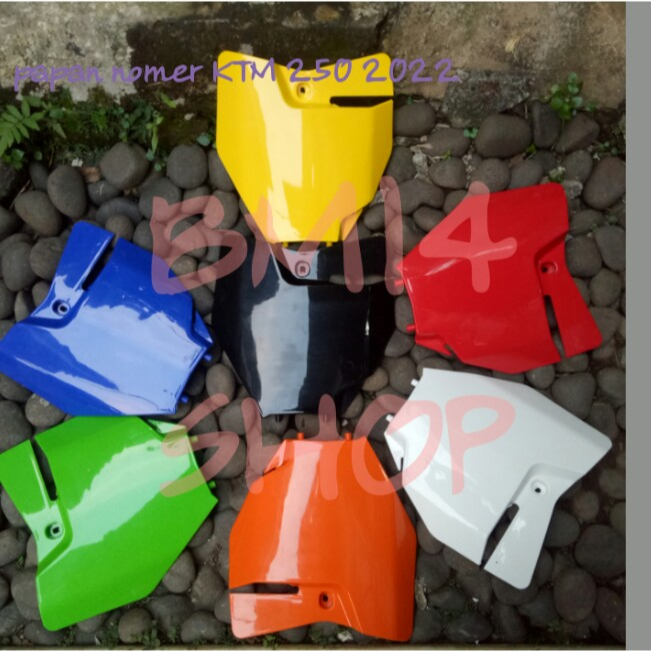 COVER NOMER KTM 250 2022 PAPAN NOMER KTM250 2022 TRAIL SUPERMOTO MOTOCROSS