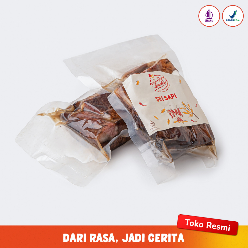 Sei Sapi 250gr Daging Sapi Asap Sei Sapi Lamalera Halal
