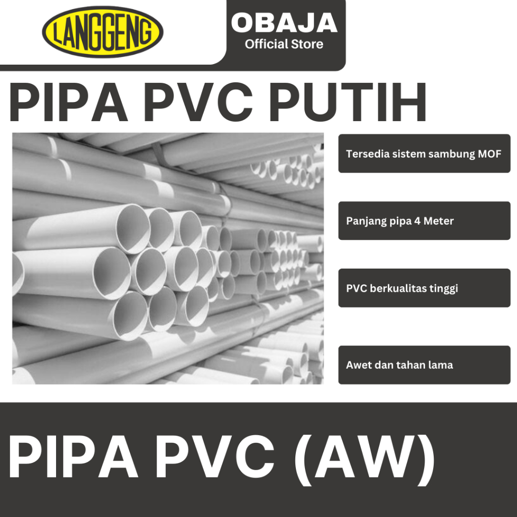 Langgeng PIPA PVC AW 10 INCH/PIPA AW Langgeng 10 INCH