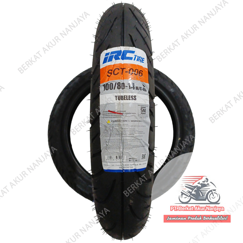 BAN PCX 150 Depan - IRC 100/80 -14 SCT 006 TUBELESS