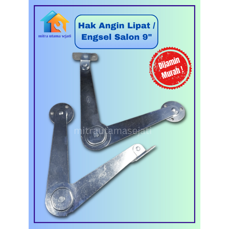 Engsel Salon Hak Angin Lipat 9 Inch FALCO Premium