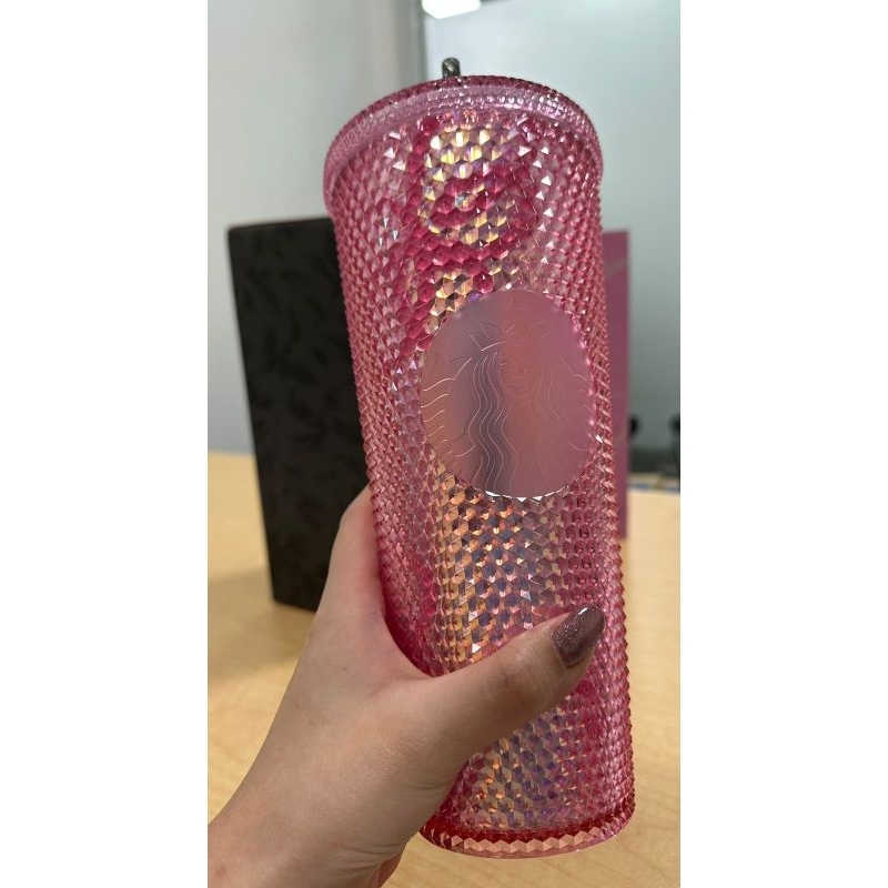 Tumbler Starbucks Black Pink