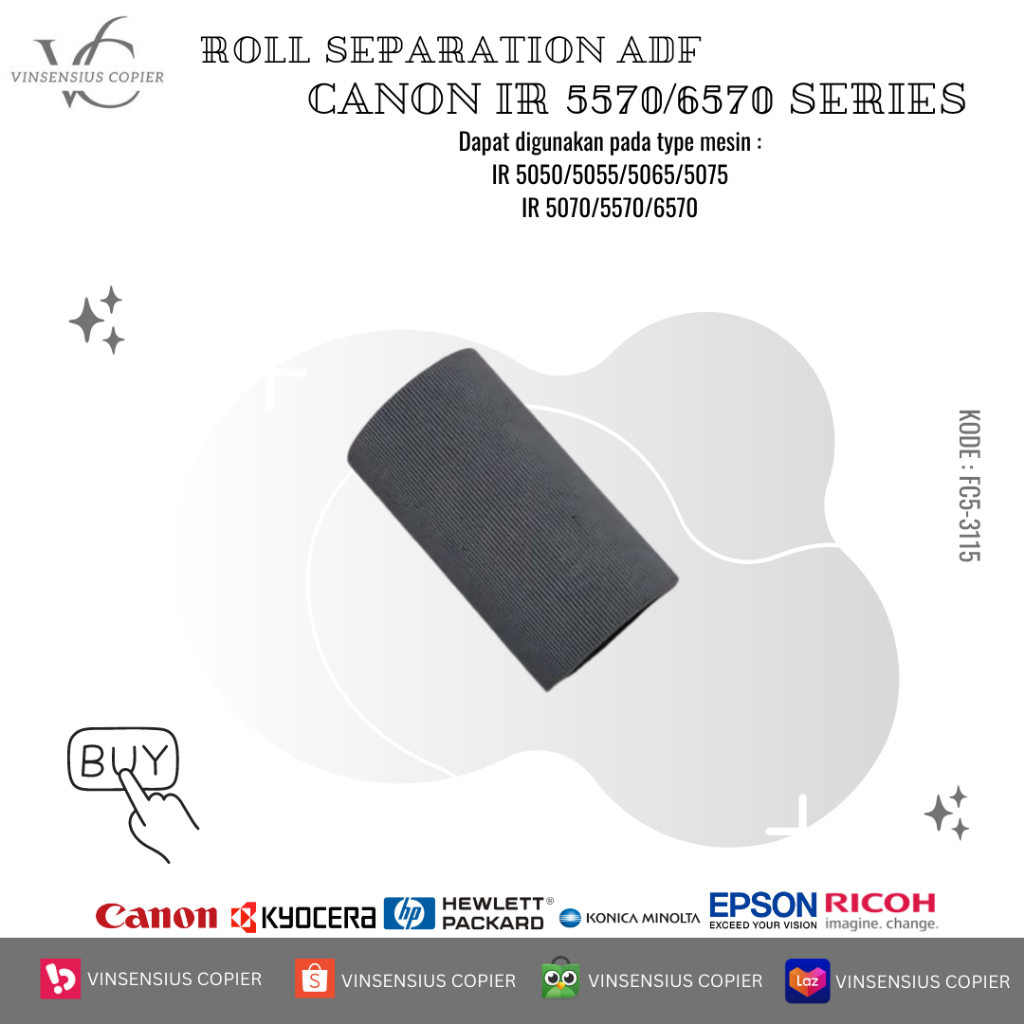 ROLL SEPARATION ADF CANON IR 5570/6570 SERIES