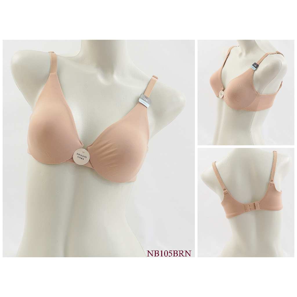 Bra Wanita Kawat Tanpa Busa Big Size 34B s.d 40DD  Beha Jumbo Non Padded Full Cup Motif Polos Underw