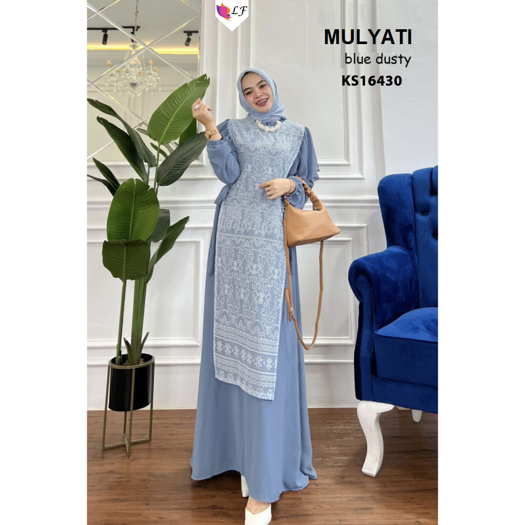 ( STAR SELER ) Baju Muslim Mulyati KS16430 BY LF
