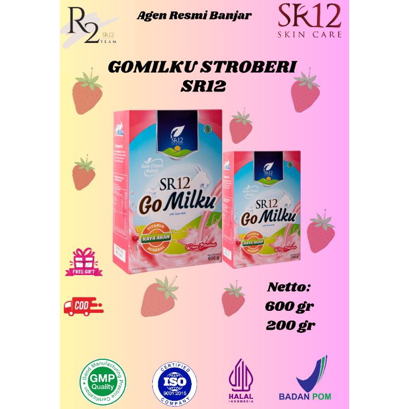 

Gomilku Strawberry SR12/Susu Kambing Etawa Herbal