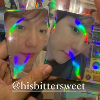 Photocard Baekhyun Bambi Yizhiyu (heart cheeck)