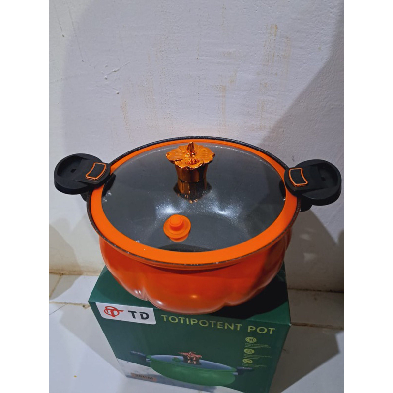 Panci presto 28cm anti lengket TD / Panci labu 8liter / panci presto model labu
