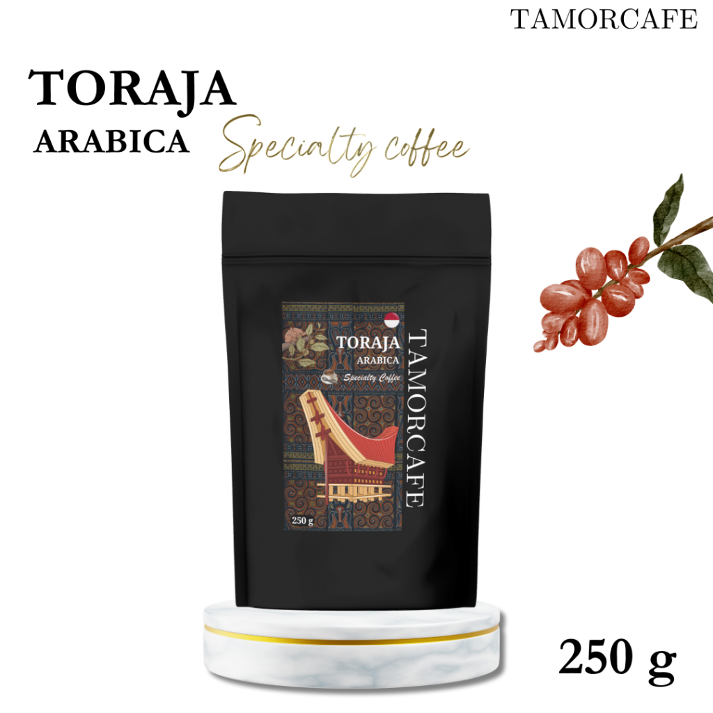 

Kopi Arabika Toraja 250 gram ( Bisa pilih Bubuk atau Biji ) | Arabica Specialty Coffee Beans