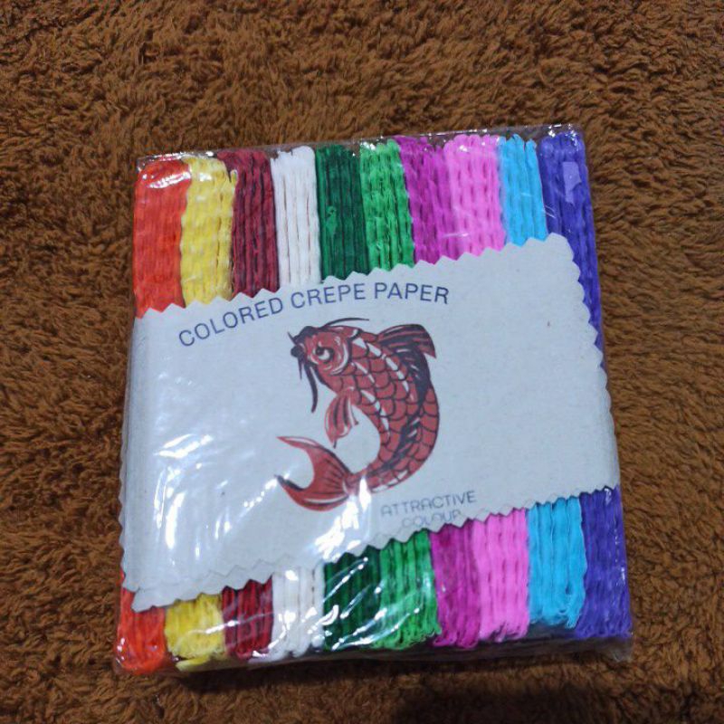 

KERTAS CREPE POTONGAN WARNA WARNA CREPE RAINBOW KERTAS KREP