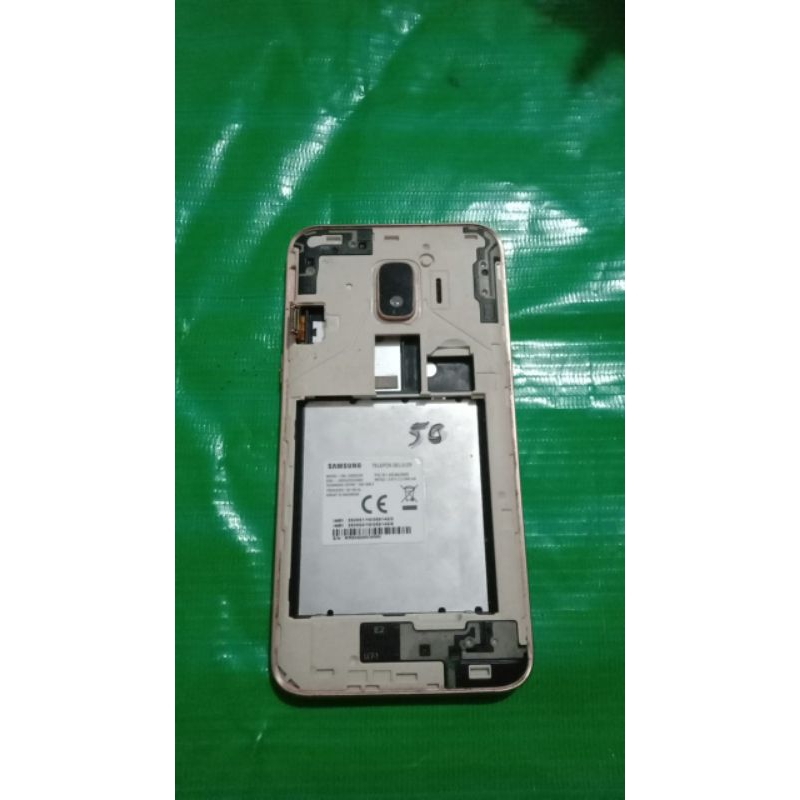 LCD + FRAME BEZZEL BEKAS SAMSUNG GALAXY J2 CORE/j260G